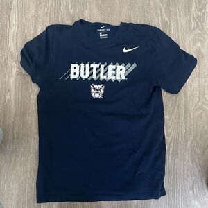Nike Navy Butler Bulldogs Tee with White Accents